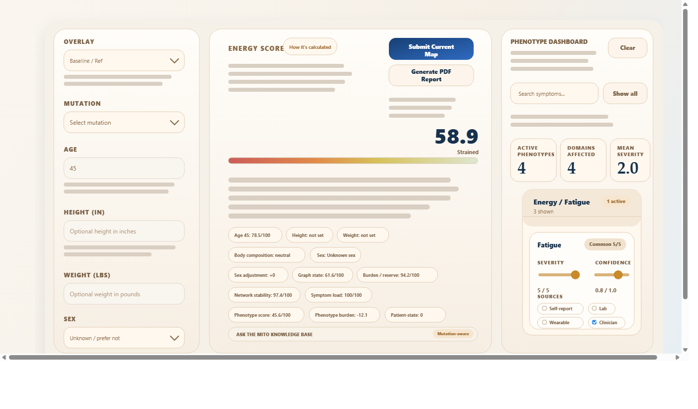 Chronic Illness Symptom Tracker & Health Organizer | Mito Map
